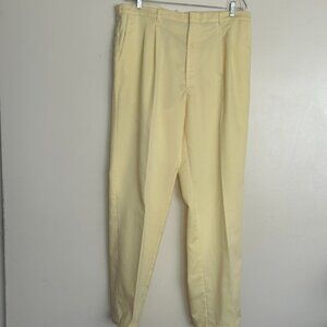 Vintage light yellow Perma Press slacks